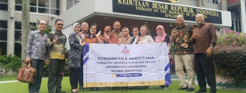 Kunjungan dan kerjasama fakultas hukum dan teknik di KBRI malaysia